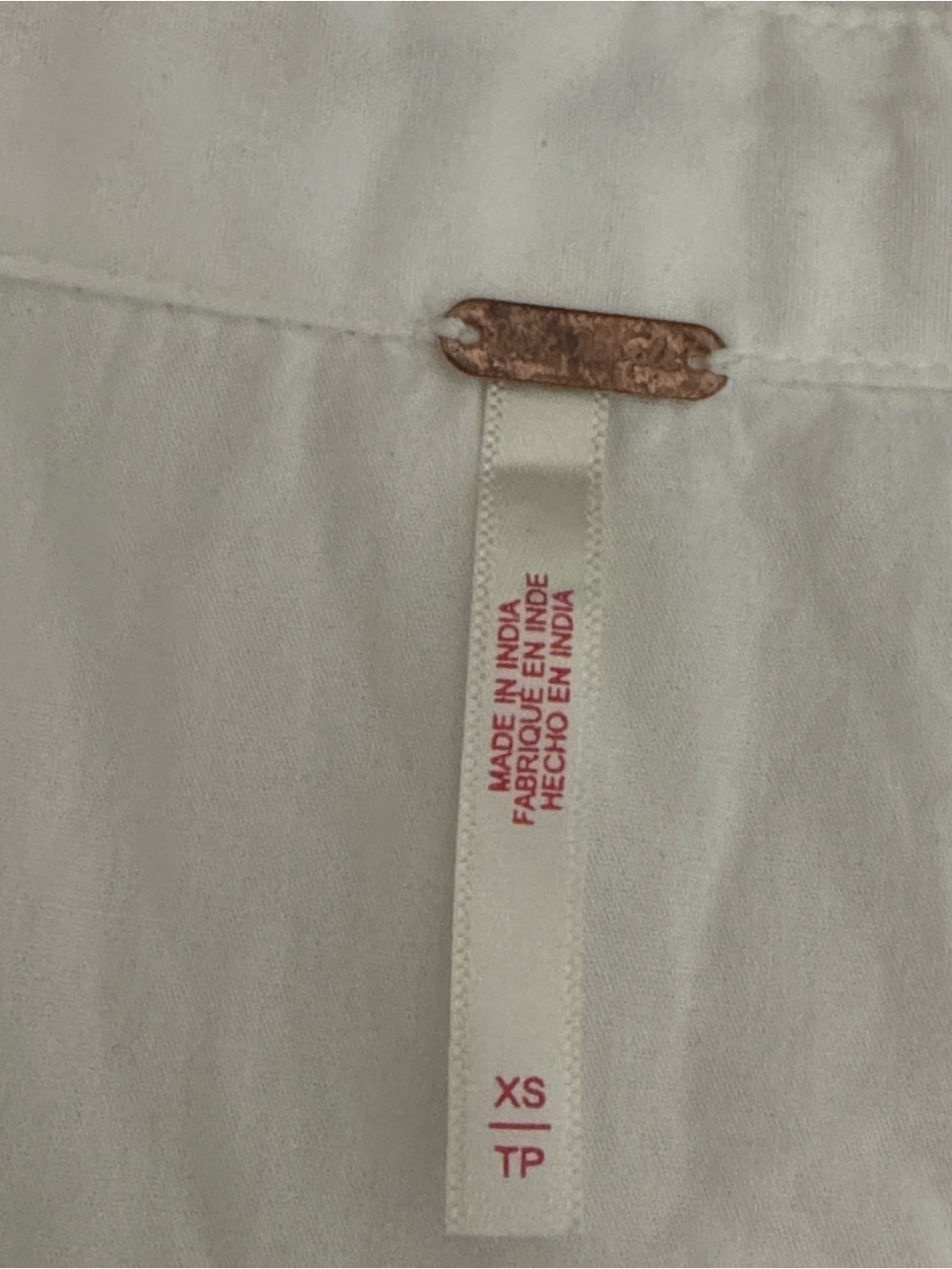 Free People eyelet scalloped popover top - Picture 6 of 6